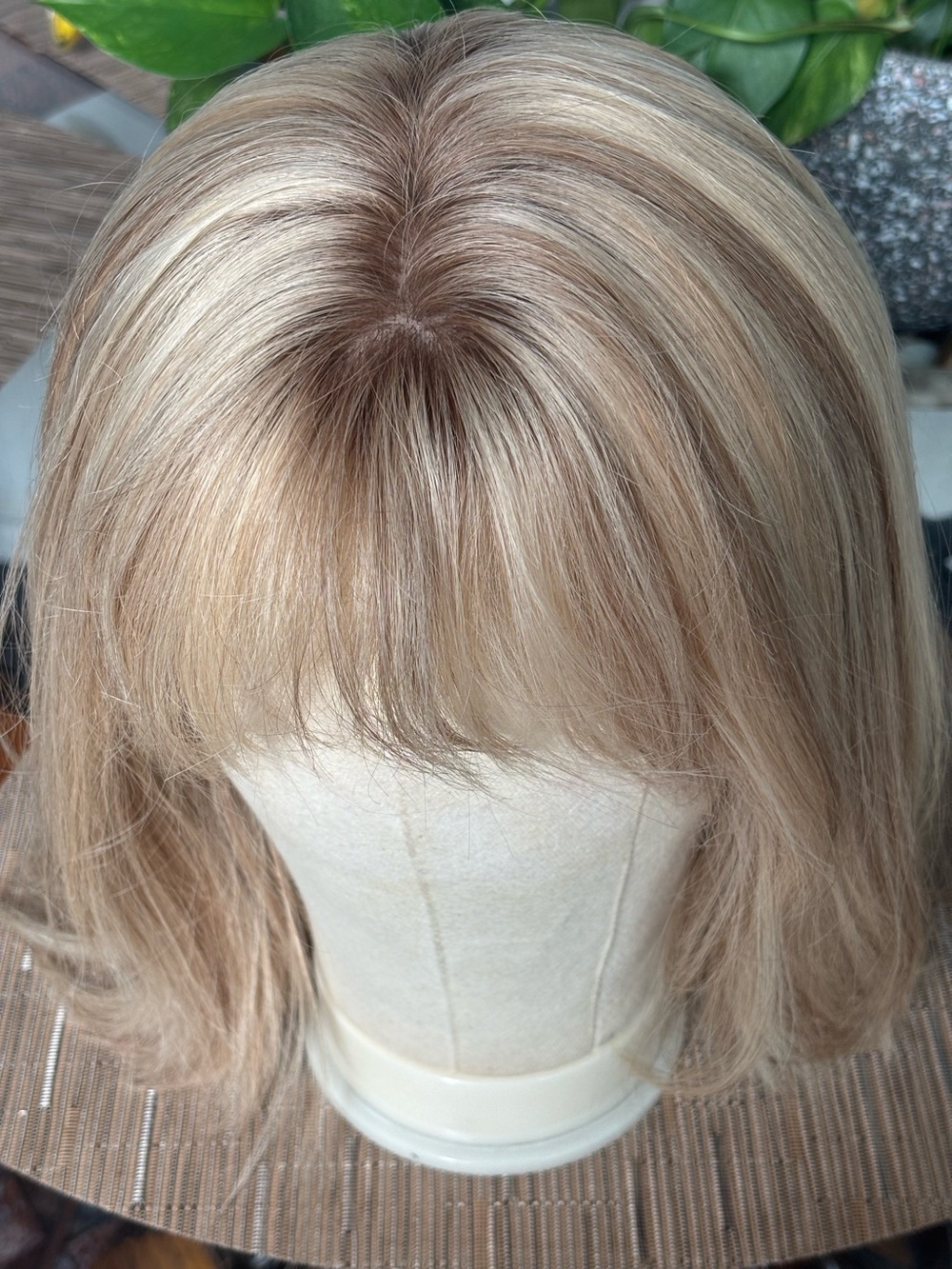 Daniel Alain Follea human hair european in color Vienna 17” blond -bangs STYLE